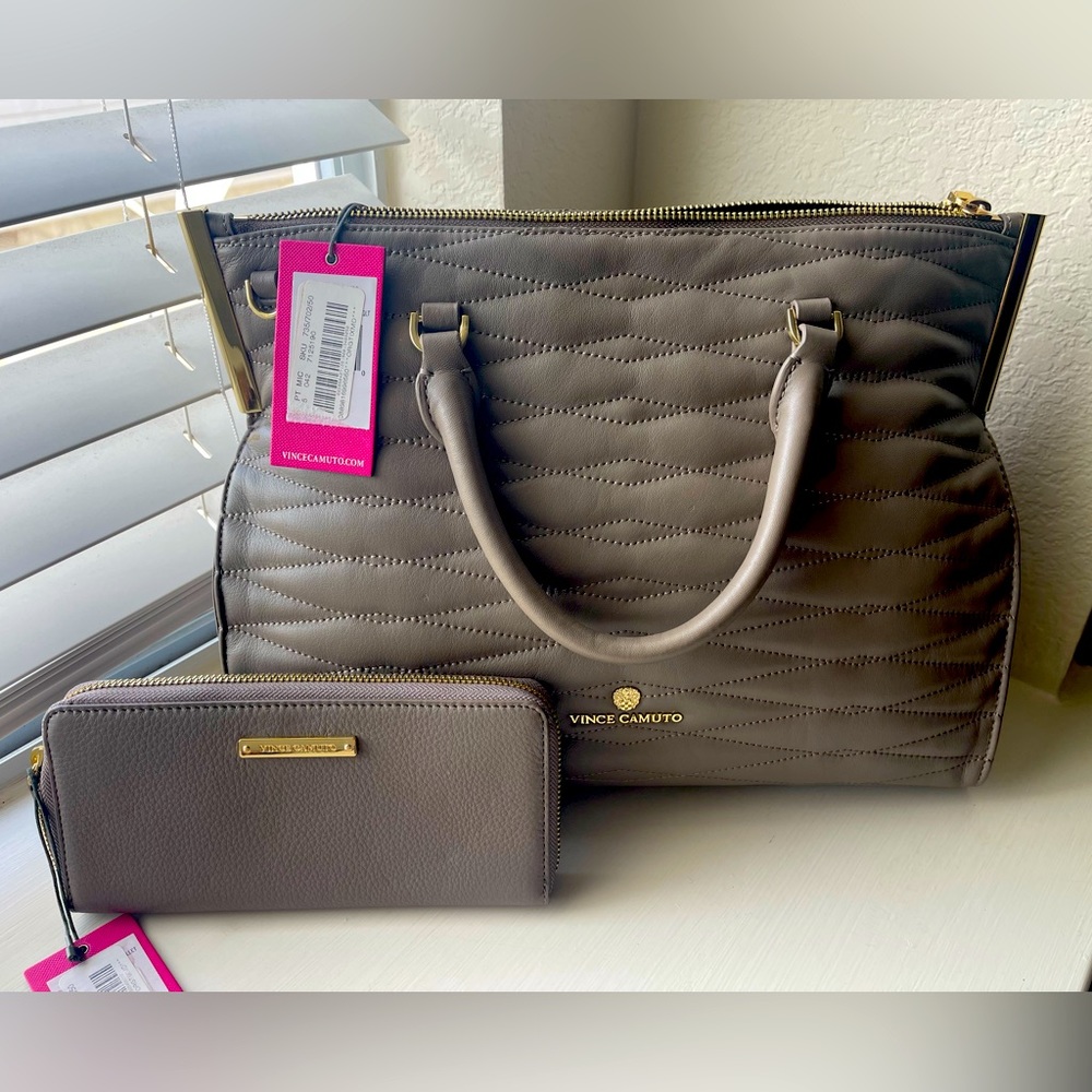 Vince Camuto Bag and Wallet Set